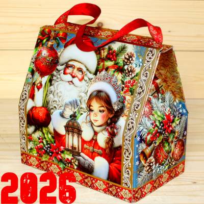 Подарок от Деда Мороза со сладостями детям на Новый Год 2026 в Ликино-Дулёво