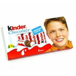 Киндер Шоколад 8 плиток 100 грамм в Ликино-Дулёво